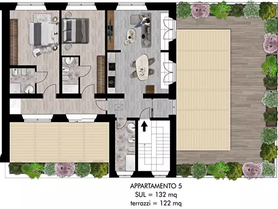 Immagine 1 di Appartamento in vendita  a Pisa