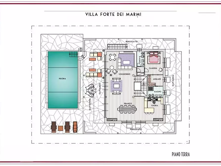 Immagine 12 di Villa in vendita  a Forte Dei Marmi