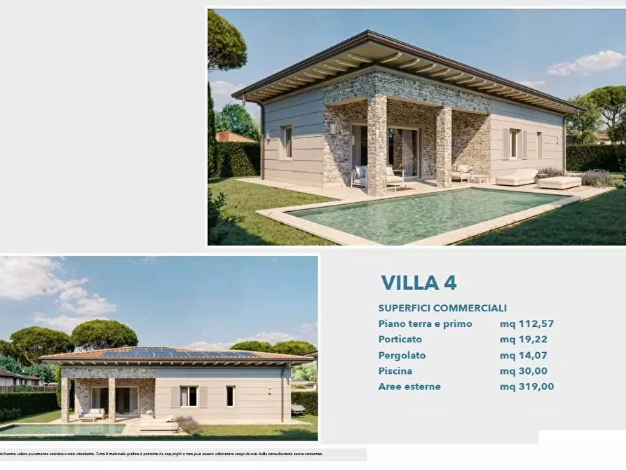 Immagine 1 di Villa in vendita  a Pietrasanta