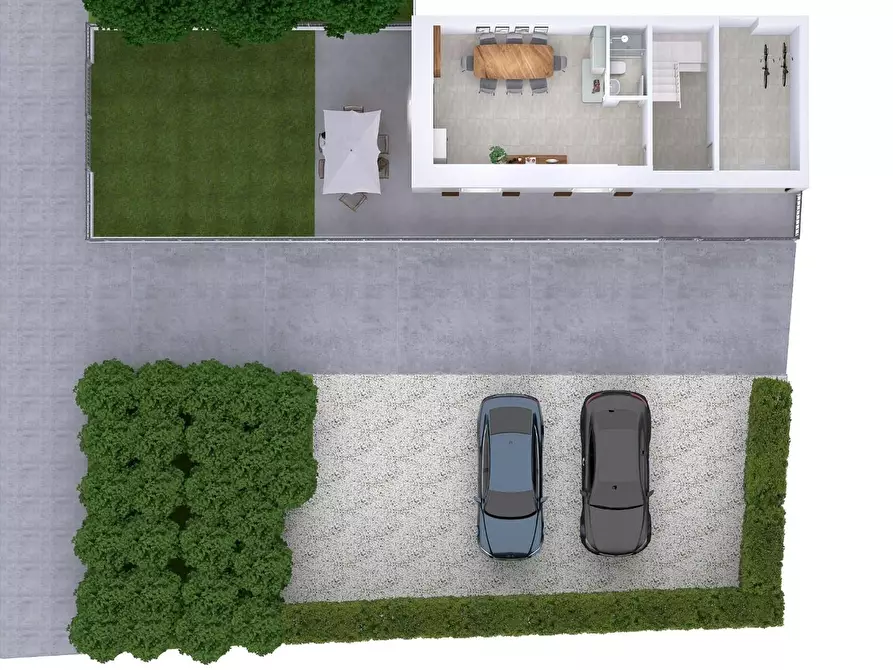 Immagine 2 di Villetta a schiera in vendita  a Lucca