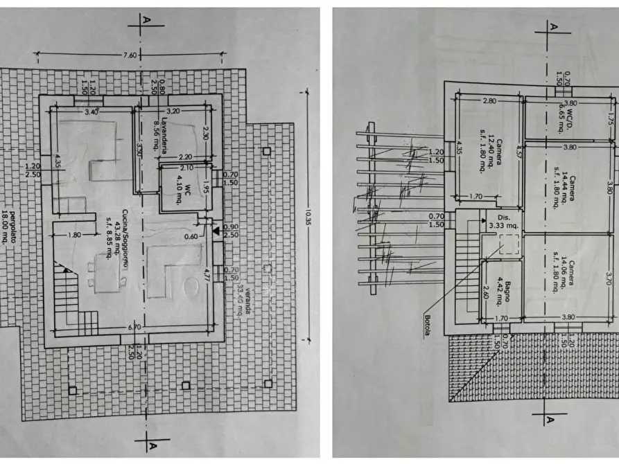 Immagine 4 di Villa in vendita  a Capannori