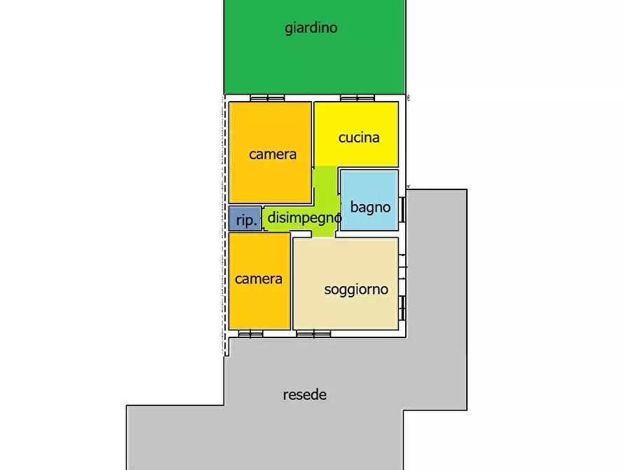 Immagine 7 di Appartamento in vendita  a Lucca