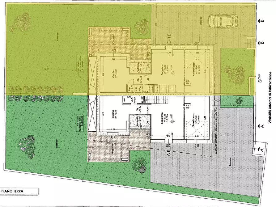 Immagine 2 di Casa bifamiliare in vendita  a San Miniato