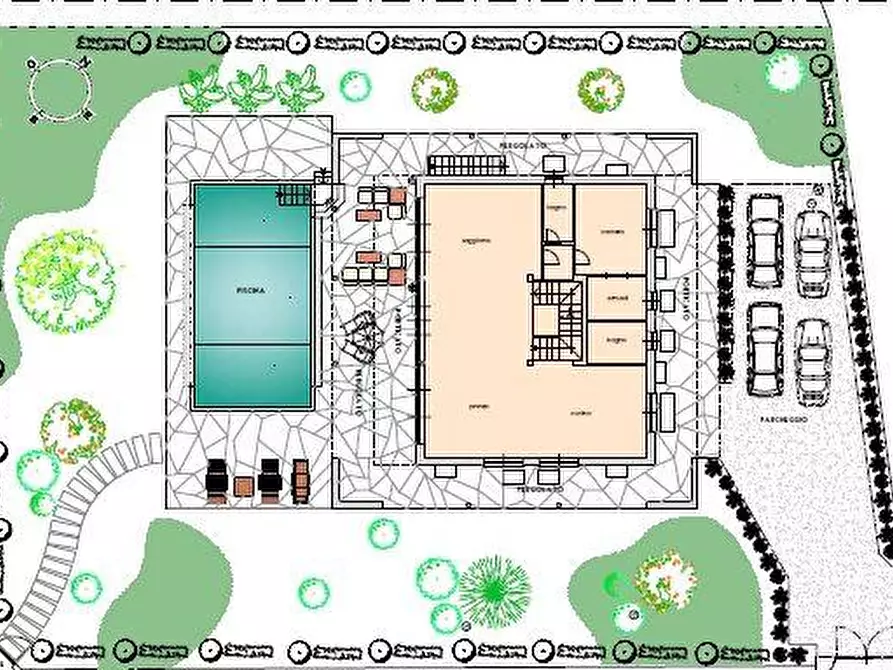 Immagine 7 di Villa in vendita  a Forte Dei Marmi