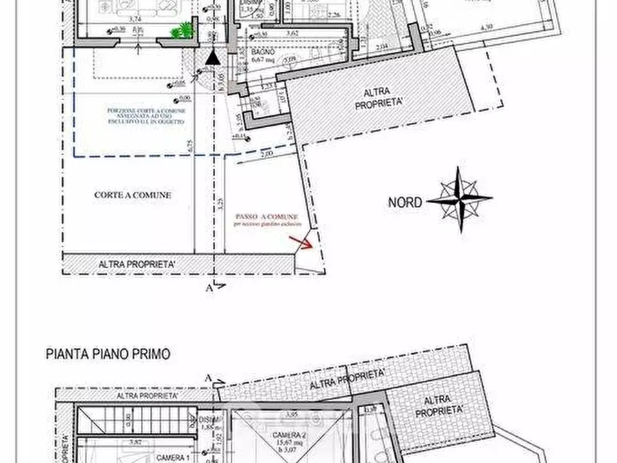 Immagine 3 di Terratetto in vendita  a Cascina