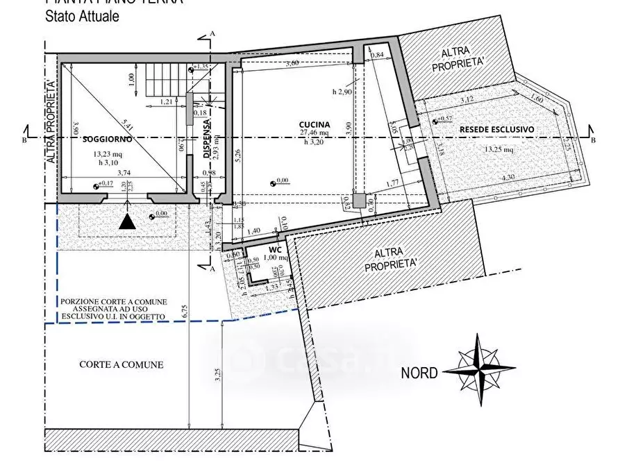 Immagine 1 di Terratetto in vendita  a Cascina