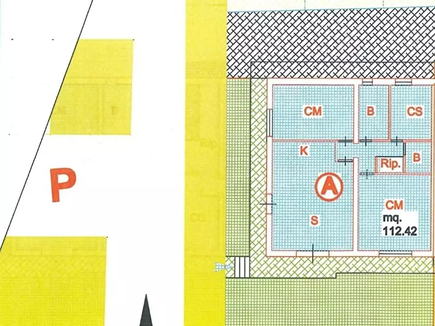 Immagine 1 di Appartamento in vendita  a Cascina