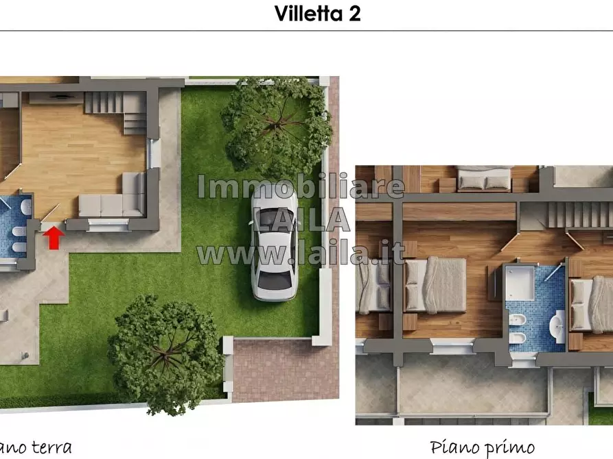 Immagine 8 di Villetta a schiera in vendita  a Montignoso