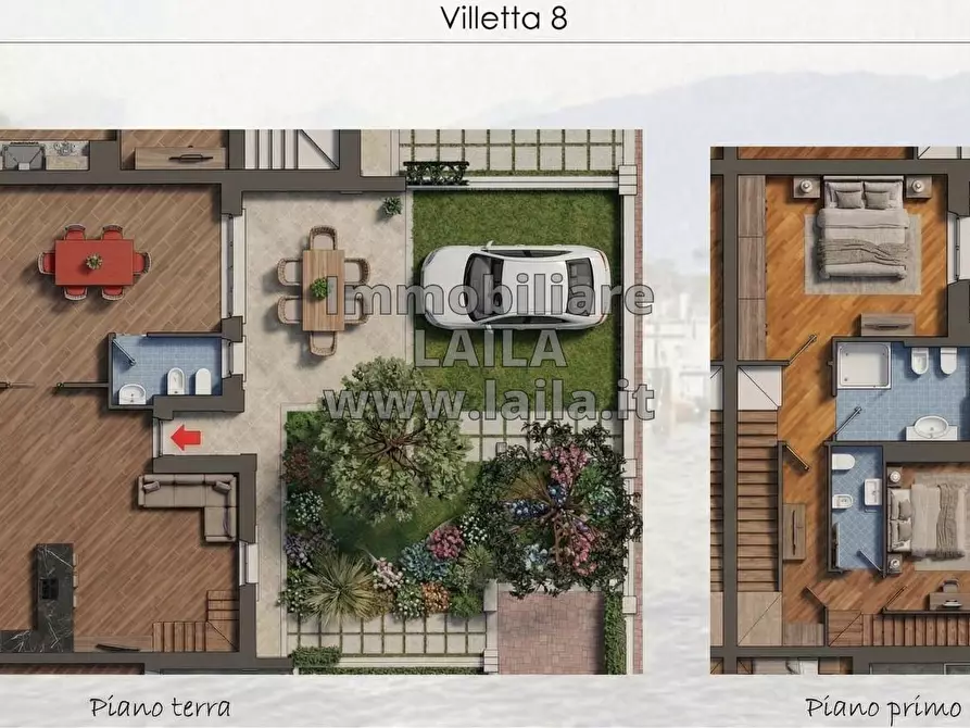 Immagine 6 di Villetta a schiera in vendita  a Montignoso