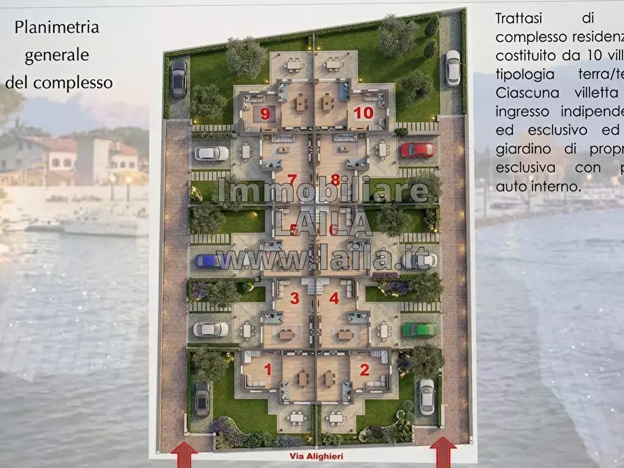 Immagine 10 di Villetta a schiera in vendita  a Montignoso