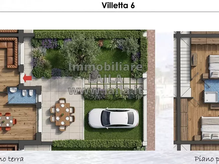 Immagine 9 di Villetta a schiera in vendita  a Montignoso