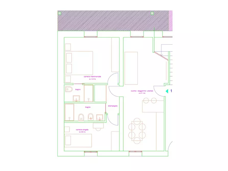 Immagine 3 di Appartamento in vendita  a Poggibonsi