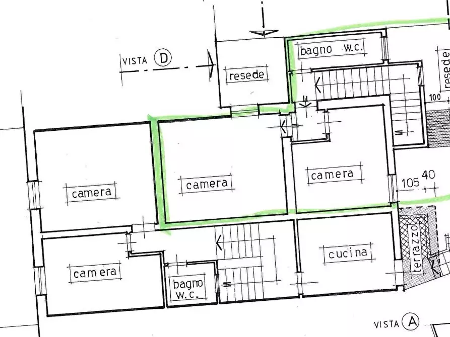 Immagine 41 di Terratetto in vendita  a San Giuliano Terme