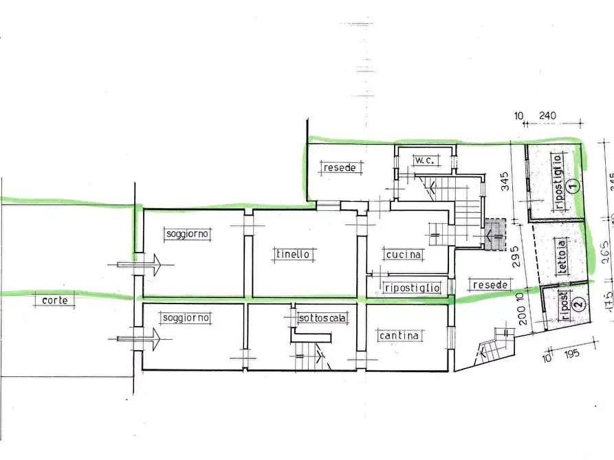 Immagine 42 di Terratetto in vendita  a San Giuliano Terme