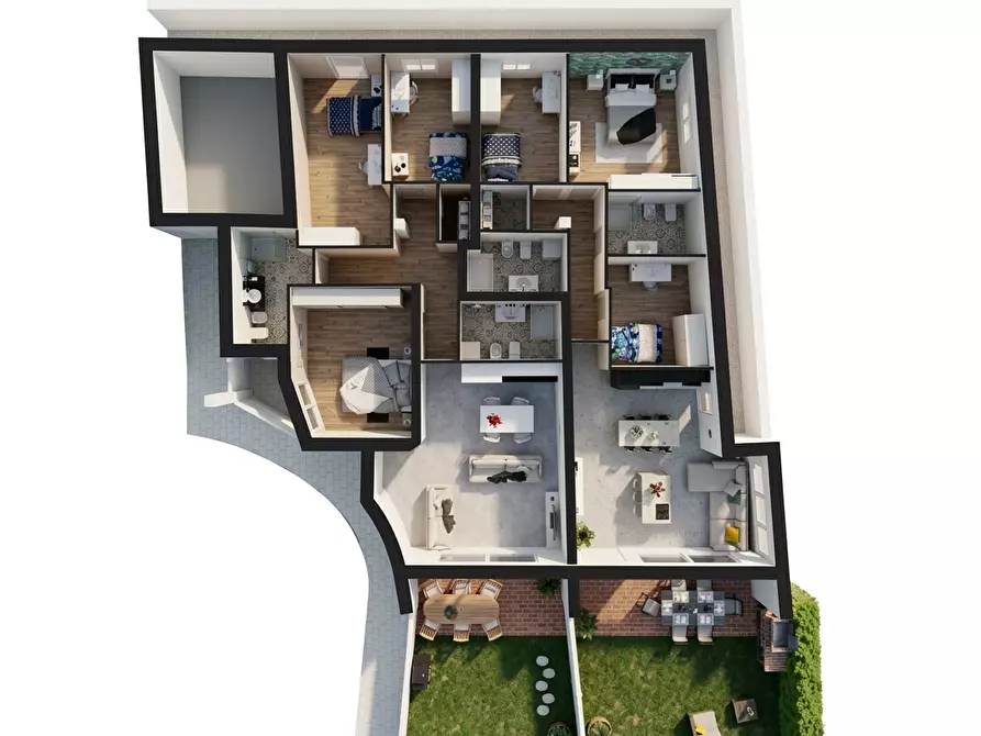 Immagine 6 di Appartamento in vendita  a Ponsacco