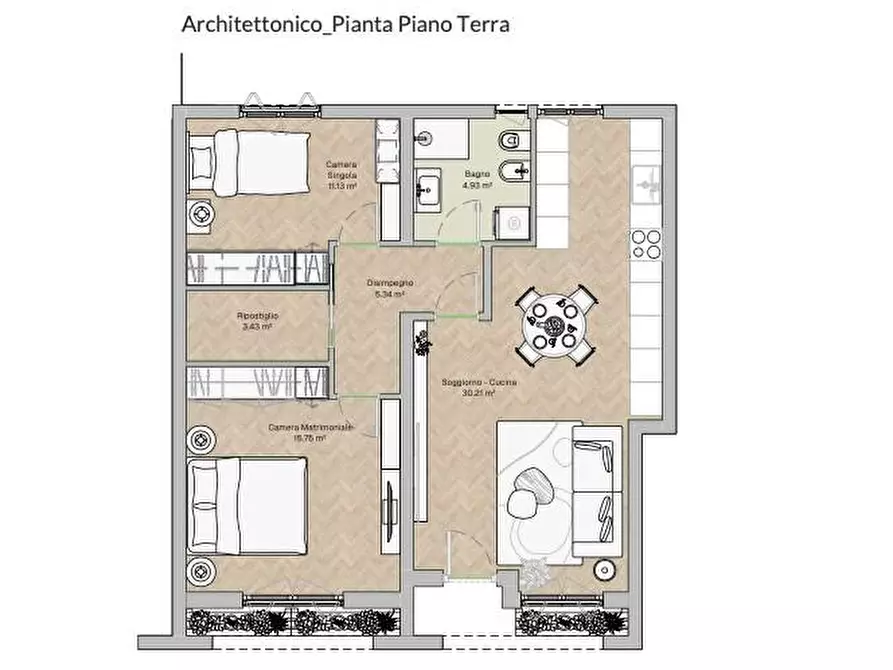 Immagine 5 di Appartamento in vendita  a Casciana Terme Lari