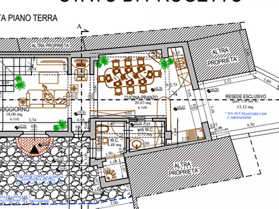 Immagine 1 di Terratetto in vendita  a Cascina