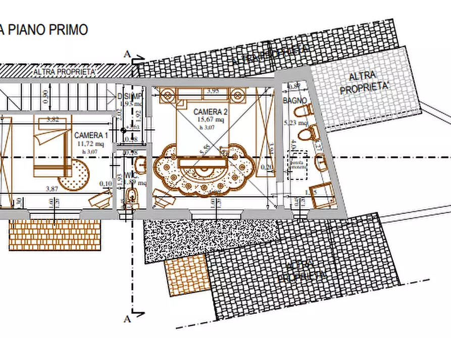 Immagine 2 di Terratetto in vendita  a Cascina