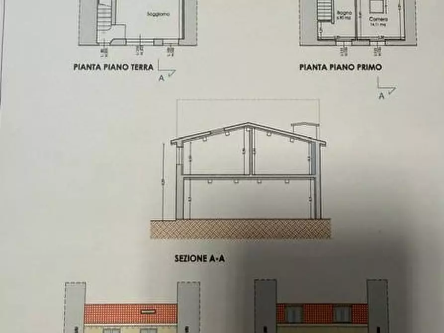 Immagine 1 di Terratetto in vendita  a Cascina