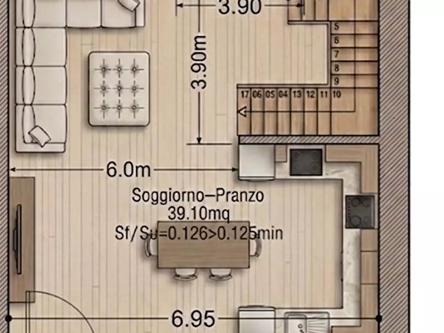 Immagine 5 di Appartamento in vendita  a Vecchiano