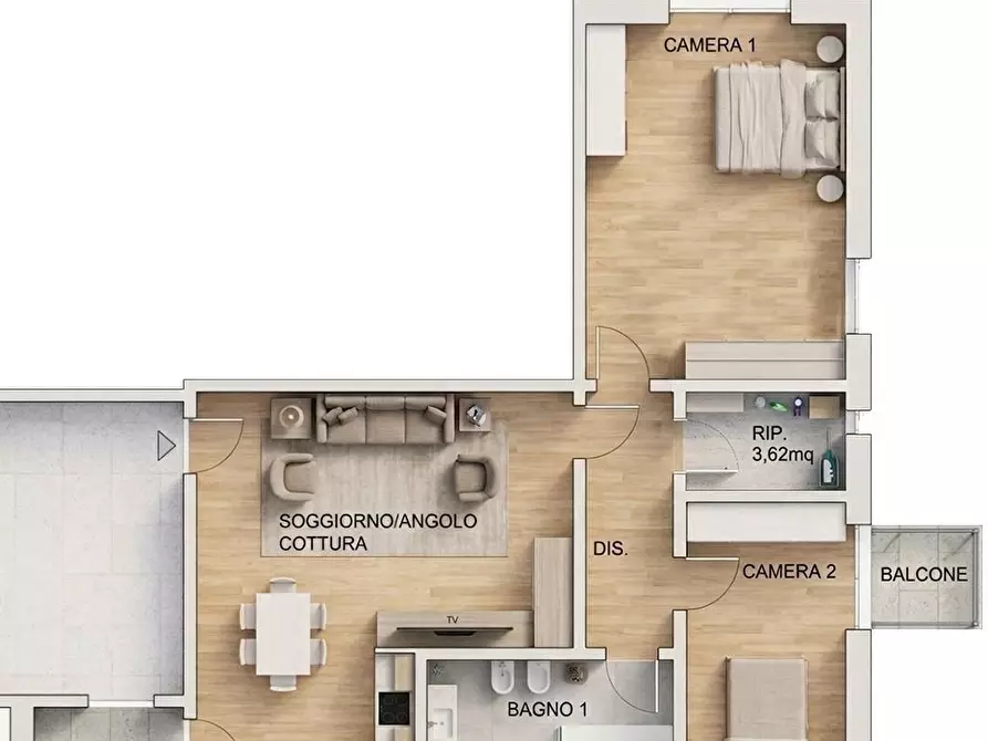 Immagine 5 di Appartamento in vendita  a Massa