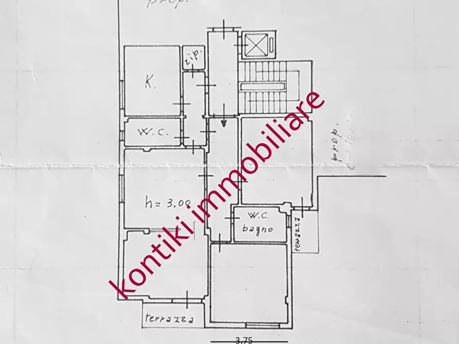 Immagine 8 di Appartamento in vendita  a Pisa