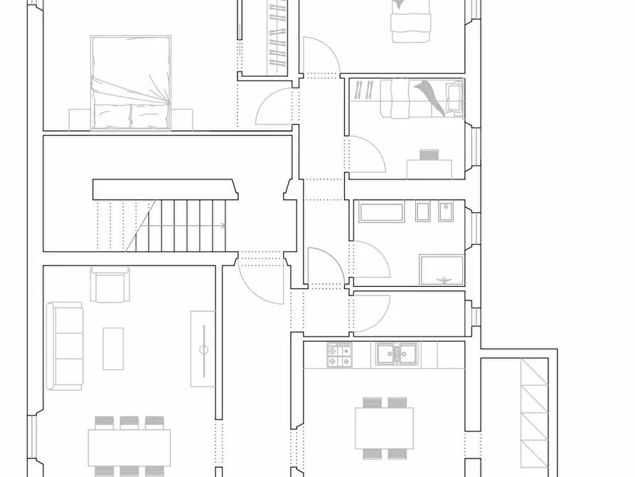 Immagine 3 di Appartamento in vendita  a Calcinaia