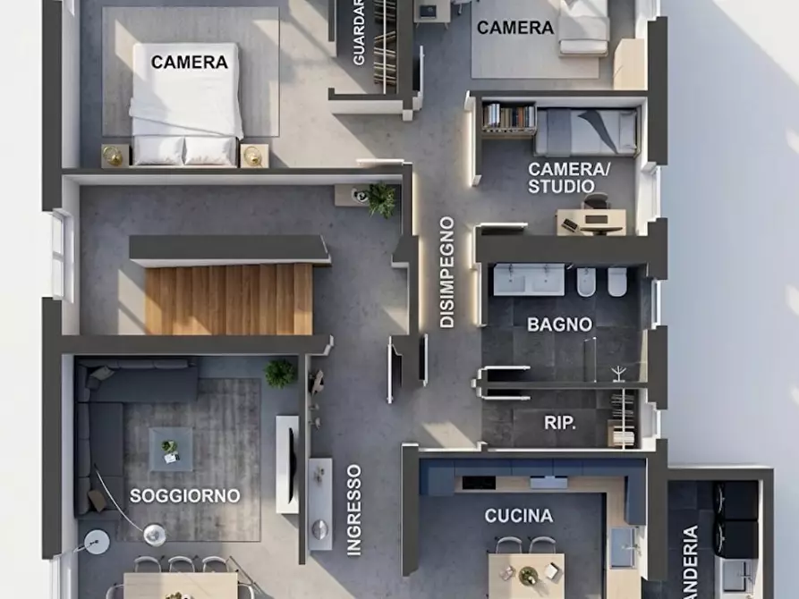 Immagine 1 di Appartamento in vendita  a Calcinaia