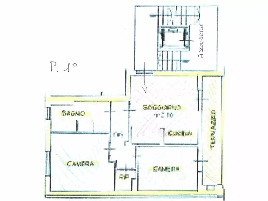Immagine 11 di Appartamento in vendita  a Cascina