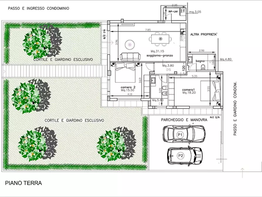 Immagine 1 di Appartamento in vendita  a Pisa