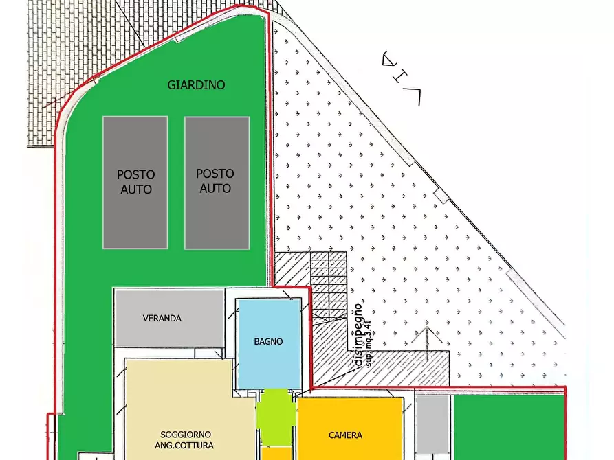 Immagine 21 di Appartamento in vendita  a Lucca