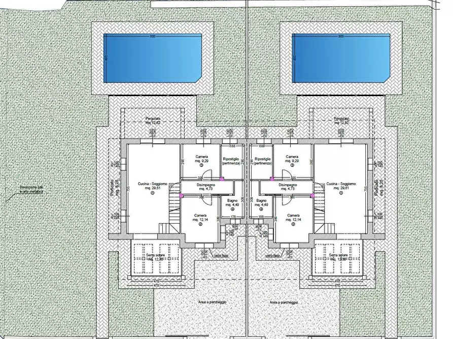 Immagine 5 di Casa bifamiliare in vendita  a Capannori