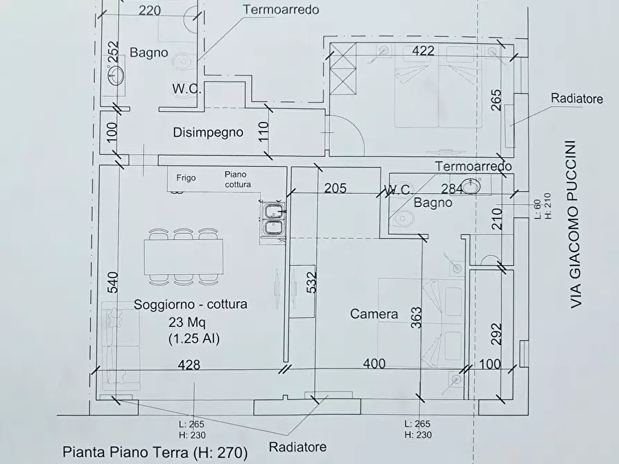 Immagine 1 di Appartamento in vendita  a Viareggio