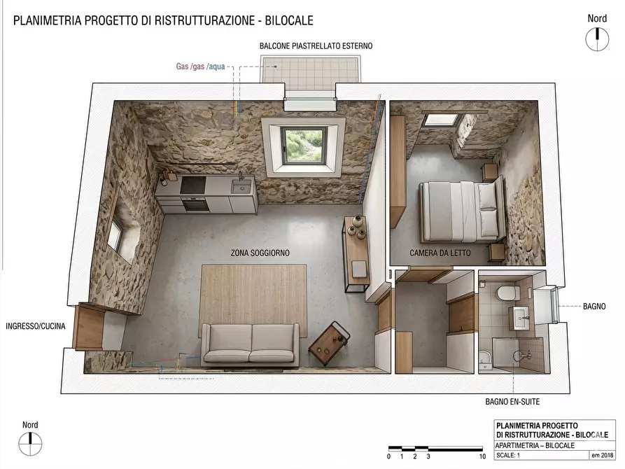 Immagine 8 di Appartamento in vendita  a San Giuliano Terme