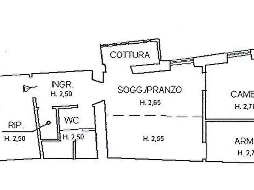 Immagine 2 di Appartamento in vendita  a Lerici
