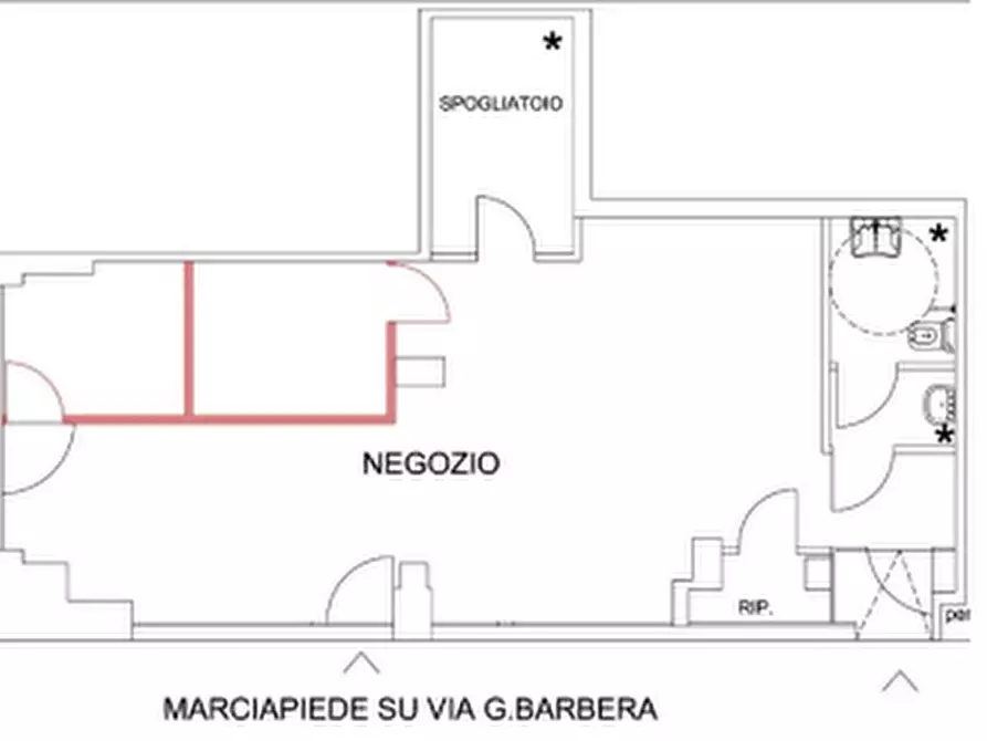 Immagine 5 di Negozio in vendita  a Torino