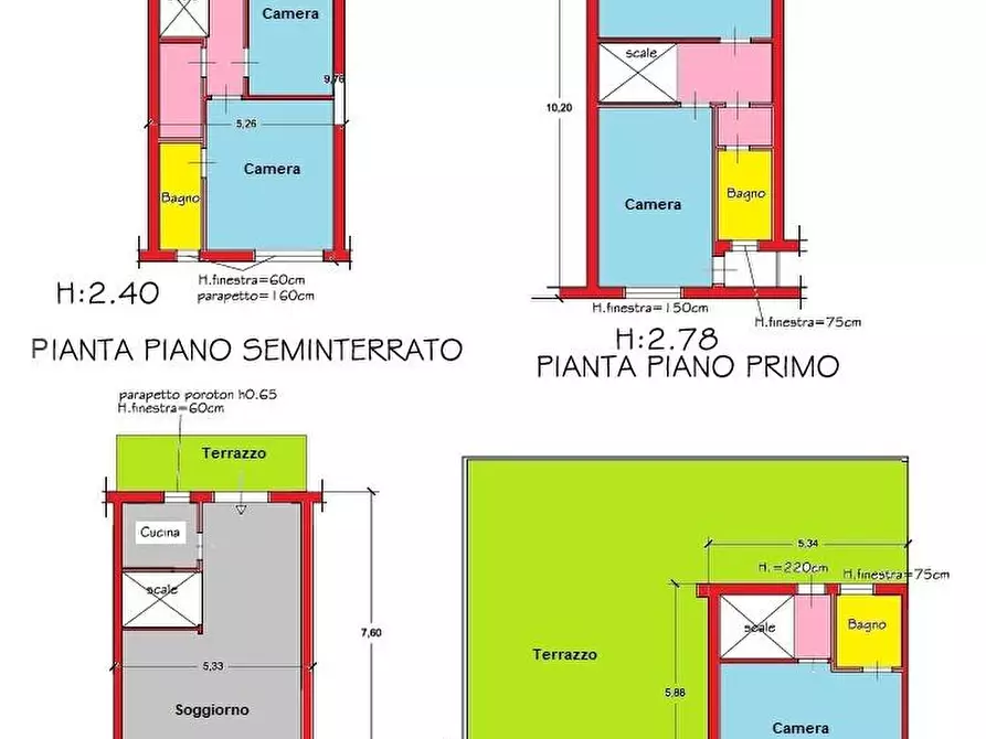 Immagine 39 di Villetta a schiera in vendita  a Montignoso