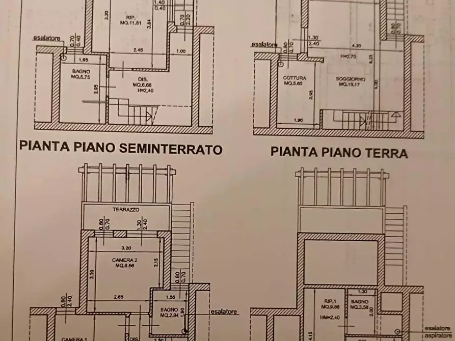 Immagine 15 di Villetta a schiera in vendita  a Massa