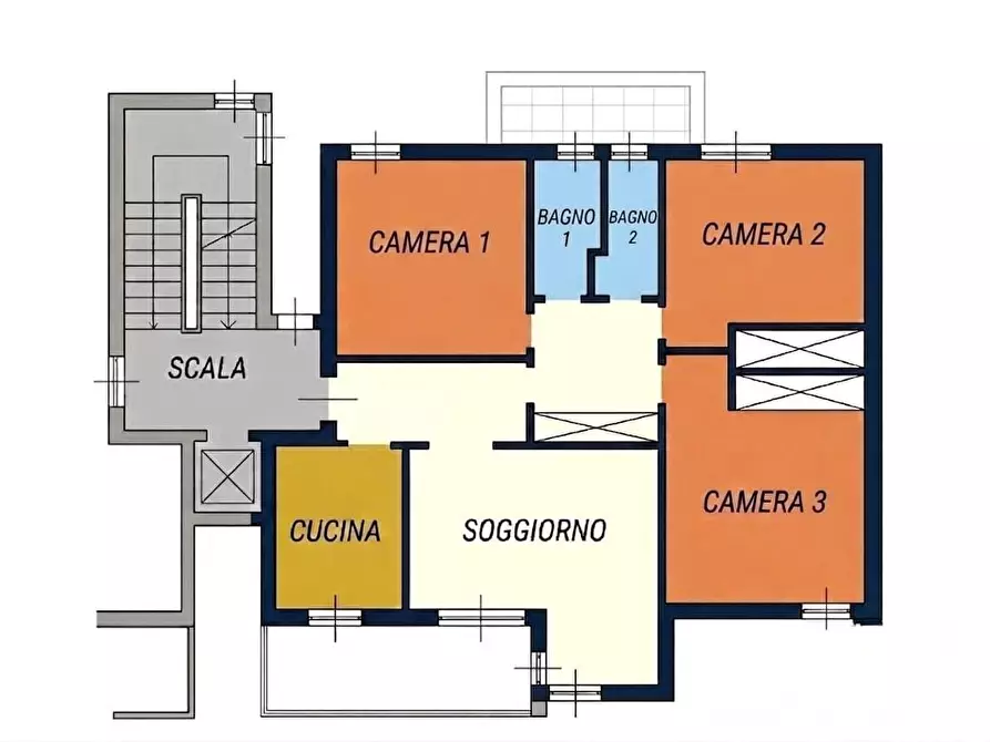 Immagine 1 di Appartamento in vendita  a Siena