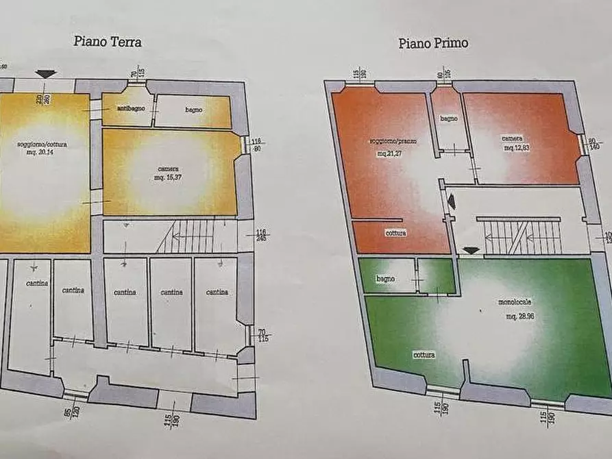 Immagine 10 di Casa indipendente in vendita  a Vicopisano
