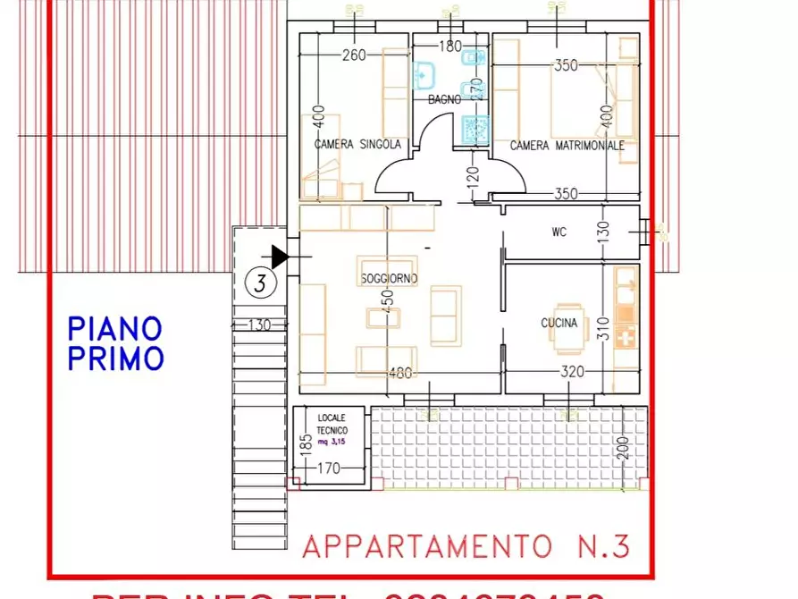 Immagine 6 di Appartamento in vendita  a Grosseto