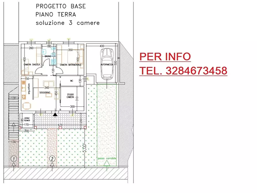 Immagine 7 di Villetta a schiera in vendita  a Grosseto