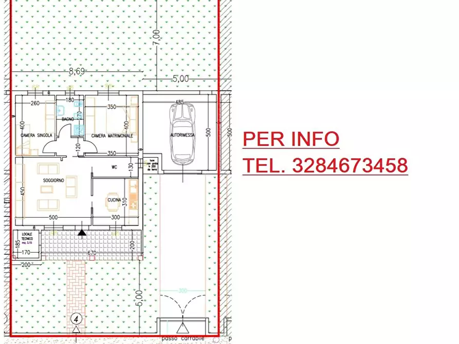 Immagine 1 di Villetta a schiera in vendita  a Grosseto