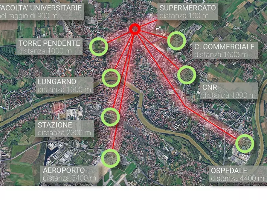 Immagine 9 di Appartamento in vendita  a Pisa
