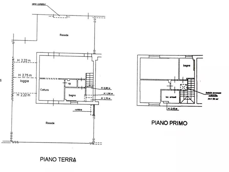 Immagine 38 di Casa bifamiliare in vendita  a Pontedera
