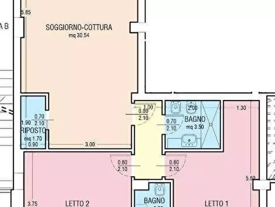 Immagine 1 di Appartamento in vendita  a Pisa