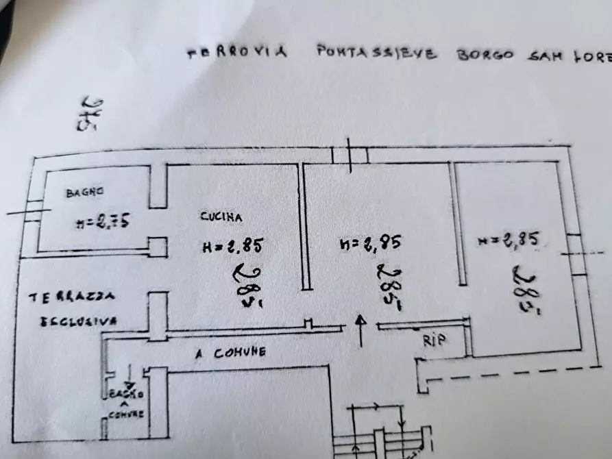 Immagine 6 di Appartamento in vendita  a Rufina