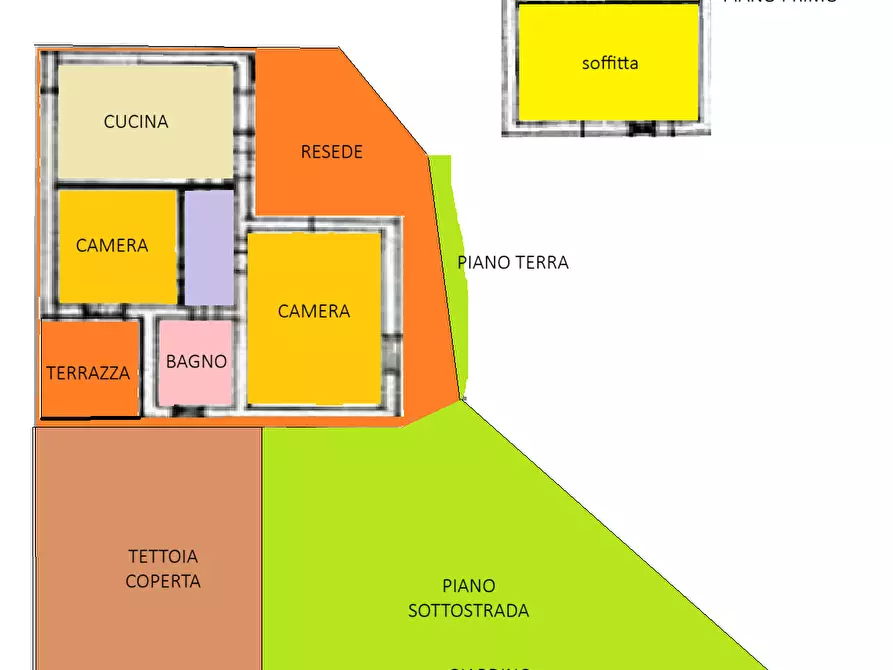Immagine 26 di Casa indipendente in vendita  a Santa Maria A Monte