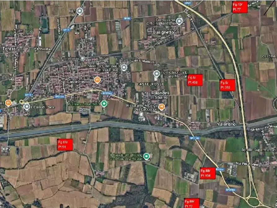 Immagine 1 di Terreno residenziale in vendita  a Chivasso