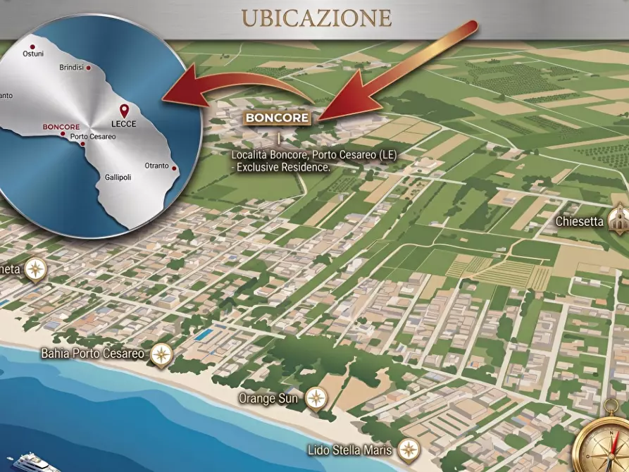 Immagine 7 di Villetta a schiera in vendita  a Nardo'